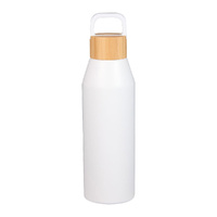 Recycled Bottle w/Bamboo Lid 1L