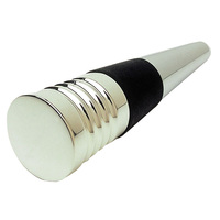 E8820: Silver plated flat top bottle stopper