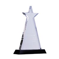 EBONY4: Black and Clear Crystal - Star