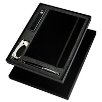 EGIFT1003BK: Ambassador Bound JournalBook, a Jolt Charger and a Grobisen Pen