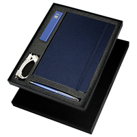EGIFT1003BL: Ambassador Bound JournalBook, a Jolt Charger and a Grobisen Pen