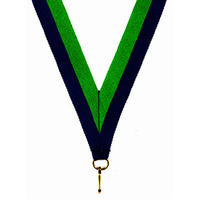 ERKK13: Navy Blue-Green Ribbon