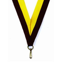 ERKK27: Yellow-Dark Brown Ribbon