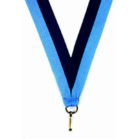 ERKK32: Navy Blue-Sky Blue Ribbon