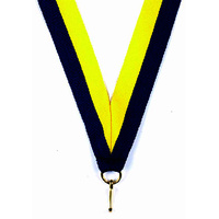 ERKK33: Navy Blue-Yellow Ribbon