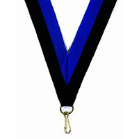 ERKK45: Royal Blue-Black Ribbon