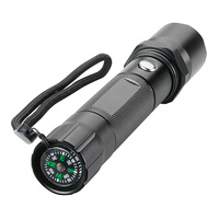 ETK1005: Aluminium Trekk torch with compass 