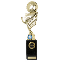 F24-0412-hero: Football Figurine on Column