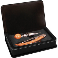 LL07BKS: Laserable 2 Piece Wine Tool Set