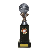 Golf Figure on Column