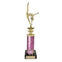 Gymnast on Column