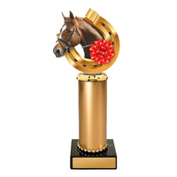 Acrylic Horse on Column