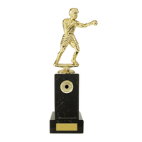 Boxing Figure on Column