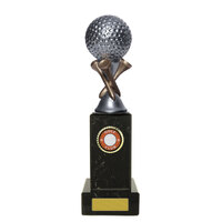 Golf Figure on Column