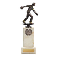 Tenpin Figure on Column