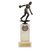 Tenpin Figure on Column