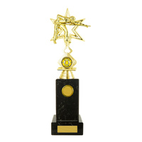 Billiards Figure on Column