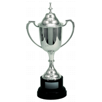 Silver Plated Cup on Base with Lid