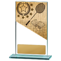  Badminton Theme on Glass
