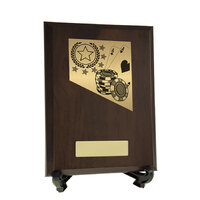  Plaque with Poker Trim