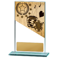  Poker Theme on Glass