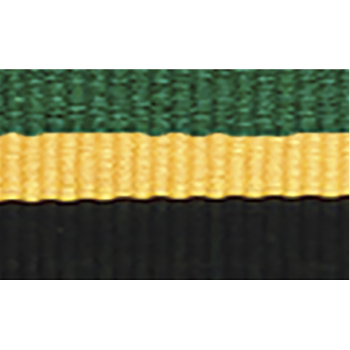 1065GN-Y-BK: Green / Yellow / Black Ribbon