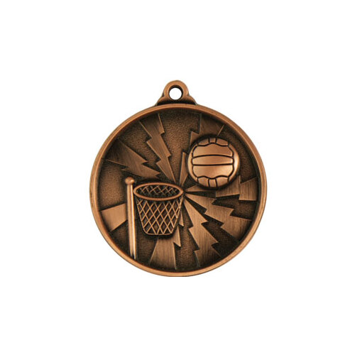 1070-8BR: Lightning Medal-Netball