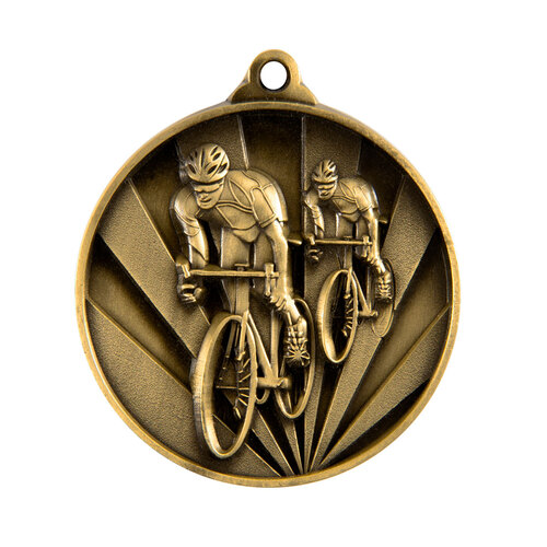 1076-14G: Sunrise Medal-Cycling