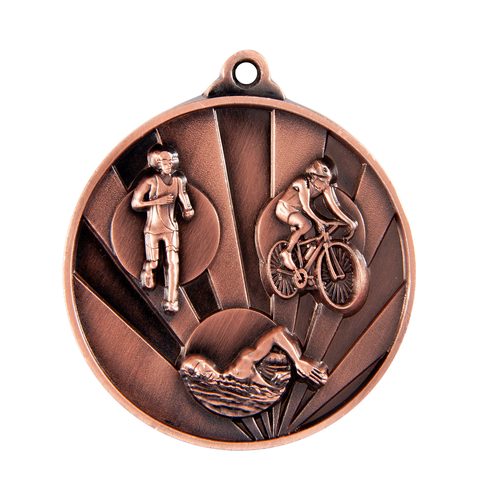 1076-15BR: Sunrise Medal-Triathlon