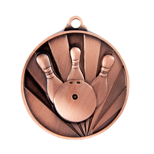 1076-21BR: Sunrise Medal-Ten Pin