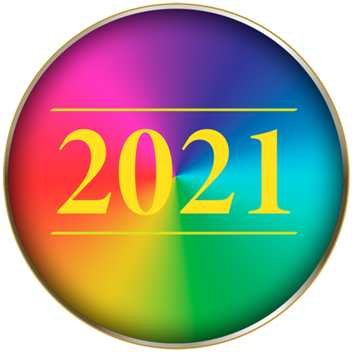EGC003A: 2023 Date Ctr 25mm - Rainbow