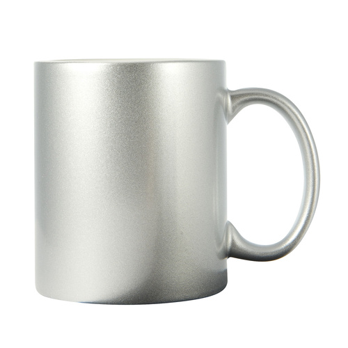 ES101SLV: Sub. Coffee Mug-Silver(sold in ctns of 36 only)